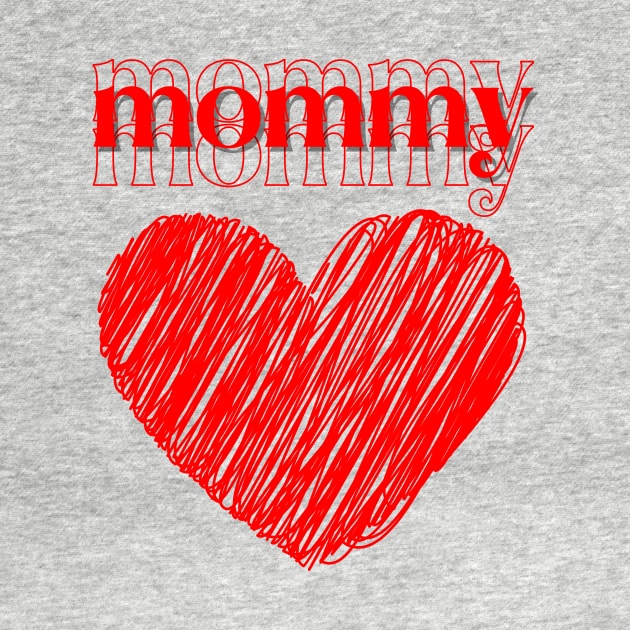 Family Matching Mommy Daddy Daughter Son Valentine Design by mook design